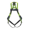 Miller by PIP H5IS311101 H500 Industry Standard Full-Body Harness, Back/Front D-Rings, Sm/Med, Mating Chest/Tongue Leg Buckles, No Pads, IS3