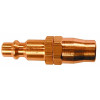 Coilhose Pneumatics 1501 Coilflow Industrial Interchange Connector, 1/4 in (NPT) Male, Plated Steel