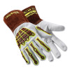 HexArmor 5055 HeatArmor MIG Welding Gloves with Impact Goatskin HPPE Steel Liner Size XL 10 Brown White Yellow