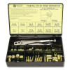 Western Enterprises CK24 Hose Repair Kit, A-Size/B-Size Nuts, B-Size Fittings, 3/16 in Hose ID, Hand-Grip 2-Hole Jaw Crimp Tool