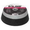 B-Line Abrasives 90995 Cup Wheel, 6 in dia, 2 in Thick, 5/8 in-11 Arbor, 36 Grit, Alum Oxide
