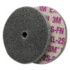 Scotch-Brite 7000000699 EXL Unitized Deburring Wheel, 3 in x 3/8 in, Fine, Silicon Carbide, 12100 rpm