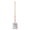 RAZOR-BACK 79806 Aluminum Scoop, 13.5 in L x 11 in W Blade, #2 General Purpose, 46 in L North American Hardwood Straight Handle