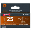 Arrow Fastener 259 25916 T25 STAPLES 9/16"1000/PK