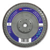 3M 7100380317 Cubitron 3 Flap Disc 1169F, 6 in dia x 5/8-11, T27 Flat Quick Change, 40+, 10000 RPM
