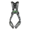 MSA 10195091 V-FIT Full-Body Harness, Back D-Ring, XS, QC Chest/Tongue-Buckle Leg Straps, Shoulder Padding