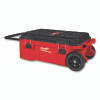 Milwaukee Tool 48-22-8428 PACKOUT Rolling Tool Box, 35 gal Capacity, 38 in W x 24 in D x 15.8 in H, Polymer/Metal, Black/Red