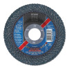 Pferd 67381 Polifan Curve Flap Wheel 4-1/2 Inch x 7/8 Inch 60 Grit Ceramic 13300 RPM Large Radius