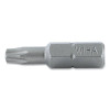 Wiha Tools 71520 Torx Insert Bit, 1 in L, Chrome-Vanadium-Molybdenum Steel, 10 pack