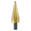 Irwin 15104 Unibit Titanium Fractional Self-Starting, 3/16 in to 7/8 in, 12 Steps
