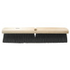 Weiler 42095 Polypropylene Medium Sweep Brush, 36 in Hardwood Block, 3 in Trim