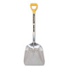 True Temper 2681200 Aluminum Scoop with Hardwood D-Handle 18" L x 15.25" W Square Blade 26" Hardwood Handle Single