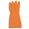 North by PIP AK1815O9 Latex Gloves, Size 9, Powder-free, Orange