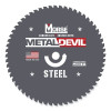 M.K. Morse 102643 Metal Devil Metal-Cutting Circular Saw Blade, 20 mm Arbor, 48 Teeth, 7-1/4 in dia Blade, Steel, TCG