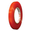 Bron Tapes 101075 Killer Red Double Sided Tape, BT-3854, 0.5 in W x 36 yd L, Clear with Red Liner