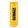 DeWalt DAH180013 Bi-Metal Hole Saw, 13/16 in dia, 1-3/4 in Cutting Depth, Yellow
