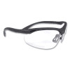 Radians CH1-115 Cheaters Bi-Focal Safety Glass, 1.5 Diopter, Polycarbonate, Black, Nylon