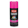 Krylon K02708007 Fusion All-in-One Paints + Primers, 12 oz, Aerosol Can, Gloss Hot Pink