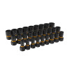 GEARWRENCH 84784 Bolt Biter Extraction Socket Set, 28 Pc, Black Oxide, Chrome-Molybdenum, Set