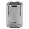 Wright Tool 4044 1/2" Dr. Standard Sockets, 1/2 in Drive, 1 3/8 in, 6 Points