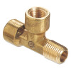 Western Enterprises BST4HP Pipe Thread Tees, Connector, 3,000 PSIG, Brass, 1/4 in NPT (Street)