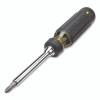 Klein Tools 32305 15-in-1 Multi-Bit Ratcheting Screwdriver/Nut Driver, SAE, (1) Nut Driver, (2) Combo/Slotted/Square, (4) Phillips/Torx