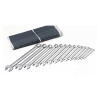 Anchor Brand 103-04-814 15 Piece SAE Combination Wrench Set Quad Grip 12-Point Chrome