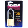 CCL K437 Sesamee Keyless Padlock, 5/16 in Shackle dia, 2-1/4 in L x 1 in W, Brass, Carded