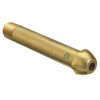 Western Enterprises 154SF Regulator Inlet Nipple, 1/4 in (NPT), 3-1/2 in, CGA500/CGA510/CGA580/CGA590