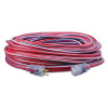 Southwire 02549USA1 Stripes Extension Cord, 100 ft, 1 Outlet, Red/White/Blue