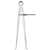 L.S. Starrett 50343 73 Series Inside Caliper, 12 in, Yankee Spring, Quick Spring Nut, Flat Leg
