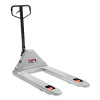 Jet JT9-161008 PTJ-B Series Pallet Truck, 27 in W x 57 in L Platform, 4 Wheels, Gray