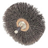 Weiler 17614 Stem-Mounted Narrow Conflex Brush, 2 1/2 in D x 3/8 W, .014 in Steel, 20,000 rpm