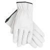 MCR Safety 3601XL Premium Grade Grain Goatskin Drivers Gloves, 3601, X-Large, Unlined, White
