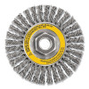 DeWalt DW49251 Wire Wheel Brushes, Stainless Steel Stringer, 5 in dia, 5/8 in-11 TPI, 12000 RPM