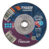 Weiler 58316 Tiger Ceramic Combo Wheels, 4.5 in Dia, 1/8 in Thick, 5/8 in Arbor,10/bx