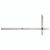 Empire Level 419-48 Heavy-Duty Adjustable T-Square, 48 in L, Aluminum