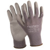 Wells Lamont Y9277L FlexTech Synthetic Knit Gloves Large Charcoal Gray Polyurethane Palm
