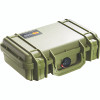 Pelican 1170000130 Protector Case, 0.12 ft, 11.64 in L x 8.34 in W x 3.78 in H, Olive Drab Green, with Foam