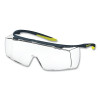 HexArmor 11-18001-02 LT250 Over-the-Glasses (OTG) Safety Glasses, Clear, TruShield Coating, Permanent Anti-Fog/Scratch Hard Coat, Gray/Lime