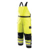 OccuNomix LUX-WBIB-Y2X Class E Hi-Vis Waterproof Winter Bib Pants Yellow 2XL Reflective Tape