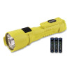 Bright Star 60160-B Razor LED Flashlight, 3 Batteries, AA, High 325 Lumens, Low 125 Lumens, Belt Clip, High-Vis Yellow