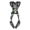 MSA 10194889 V-FIT Full-Body Harness, Back D-Ring, Std, QC Chest/Tongue-Buckle Leg Straps, Shoulder Padding