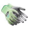 HexArmor 1050-L 1050 General Purpose Work Gloves, HPPE/Nylon, Large, Hi-Vis Green/Gray
