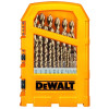 DeWalt DW1969 29-Piece Pilot Point Gold Ferrous Oxide Drill Bit Set 1/16 To 1/2 Inch