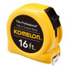 Komelon 4916 Professional Series Steel Power Tape Measure 3/4 Inch x 16 Ft Yellow Case