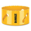 DeWalt DAH180064 Bi-Metal Hole Saw, 4 in dia, 1-3/4 in Cutting Depth, Yellow
