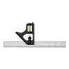 Stanley 46222 Combination Square, 12 in, Die Cast Metal, Black