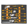 GEARWRENCH GWMSPLR01 Modular Pitbull Plier Set, 5-pc, General Purpose, With Foam Tray