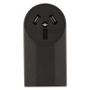 Eaton Crouse-Hinds 112 Receptacle, 50 A, 125 V, Nylon, Female